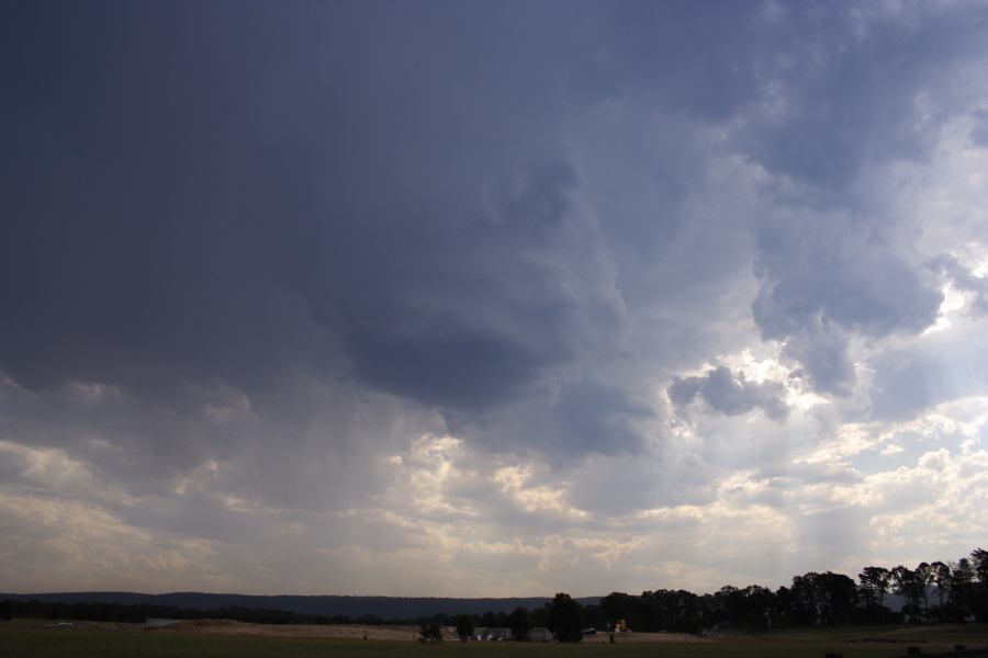 cumulonimbus thunderstorm_base : Agnes Banks, NSW   12 January 2007