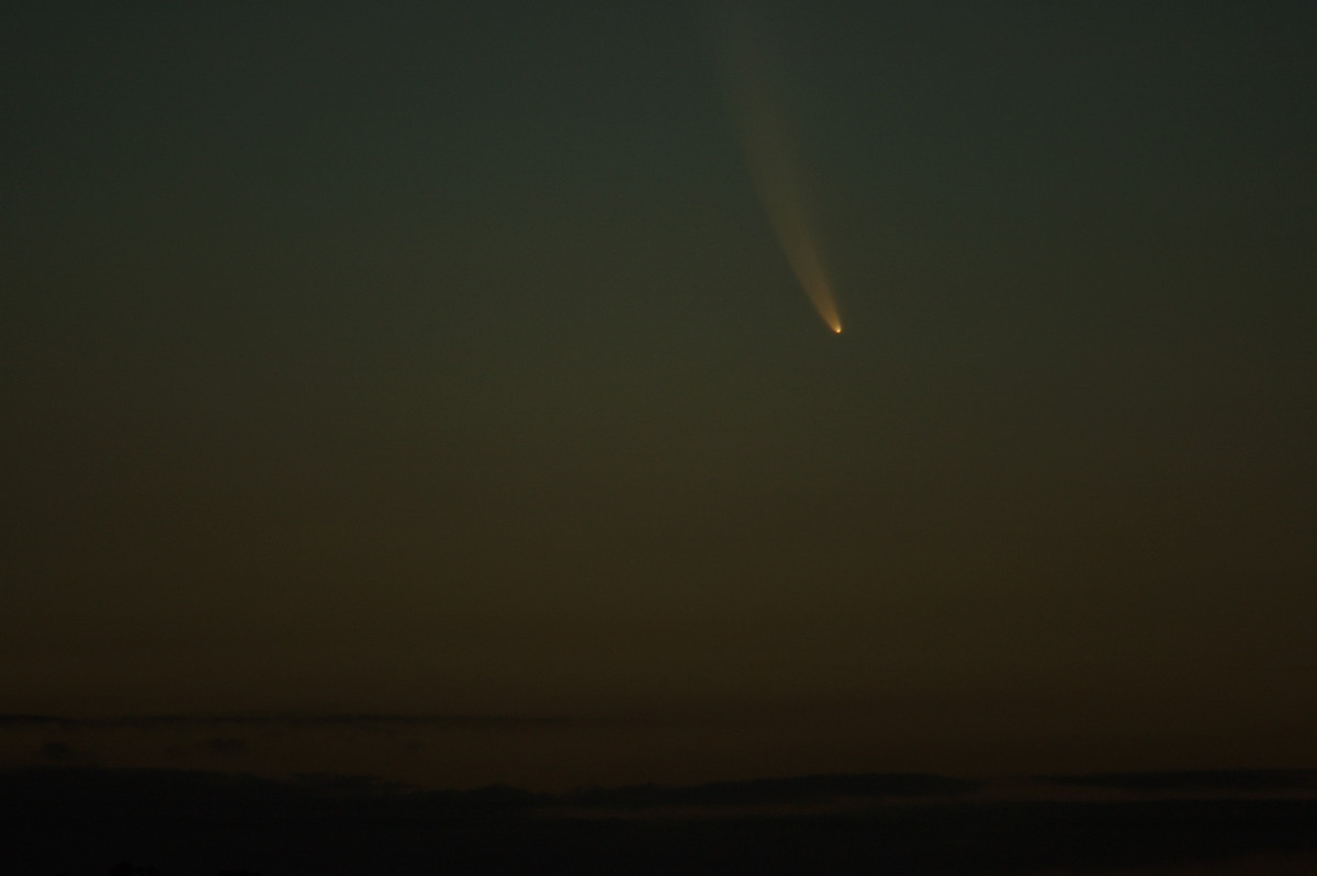 sunset sunset_pictures : Comet McNaught from McLeans Ridges   18 January 2007