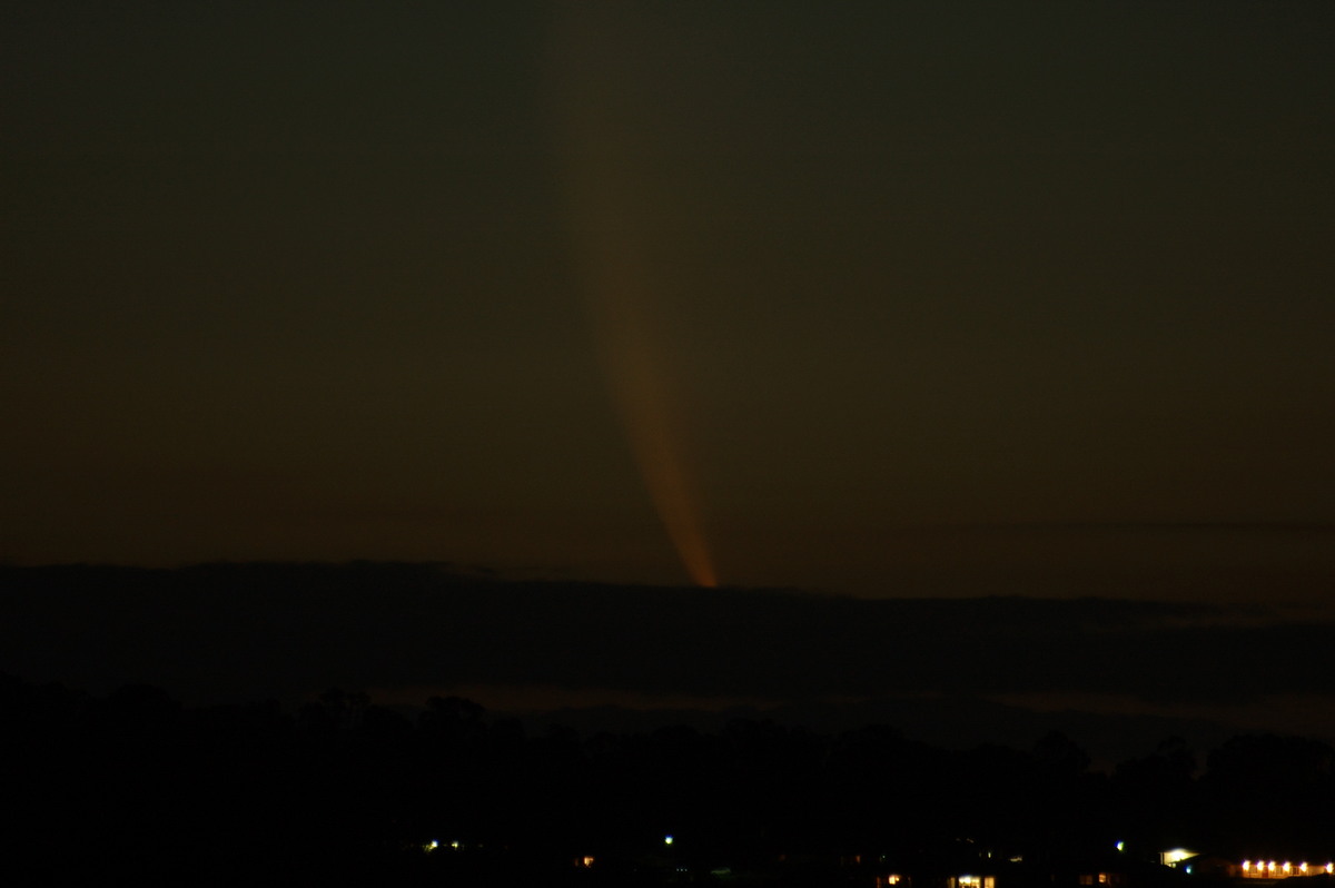 sunset sunset_pictures : Comet McNaught from McLeans Ridges   18 January 2007