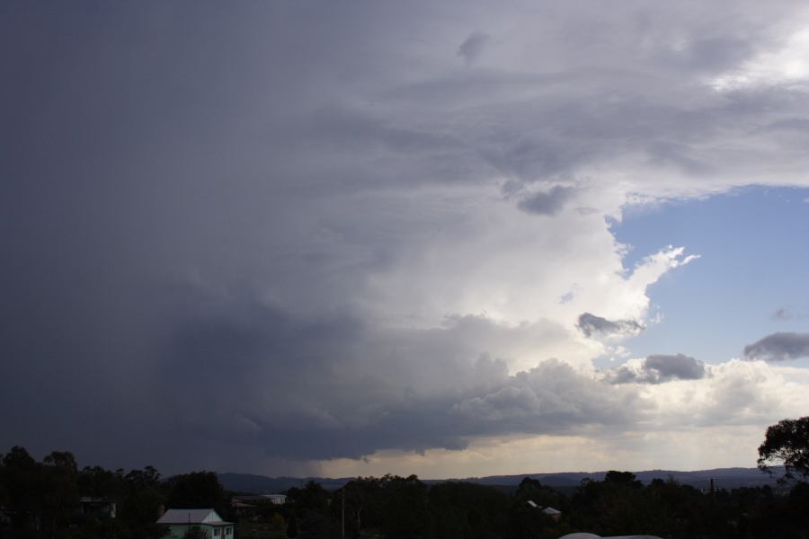 cumulonimbus supercell_thunderstorm : near Lithgow, NSW   7 February 2007