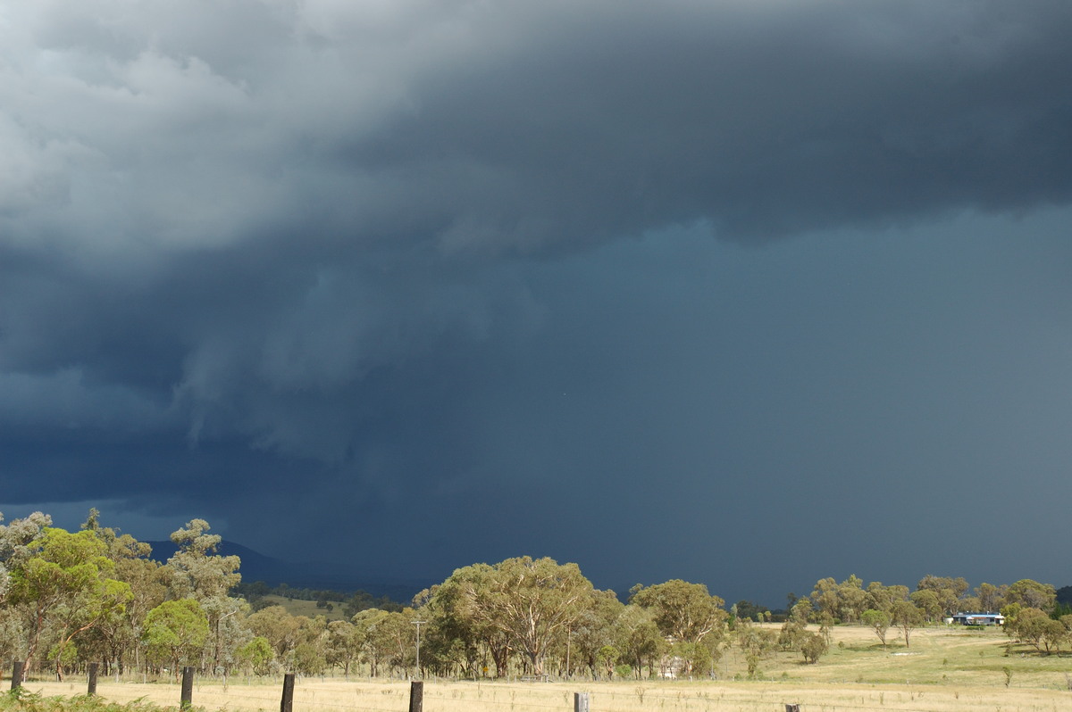 cumulonimbus thunderstorm_base : S of Tenterfield, NSW   10 February 2007