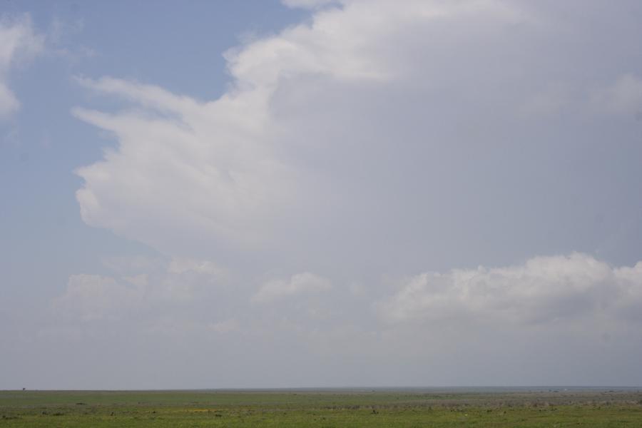 cumulonimbus supercell_thunderstorm : SW of Seymour, Texas, USA   13 April 2007