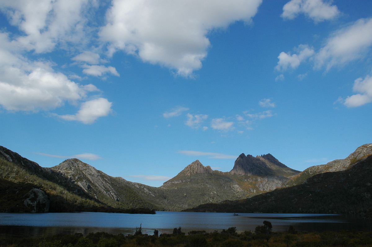 cumulus humilis : Cradle Mountain, TAS   15 April 2007