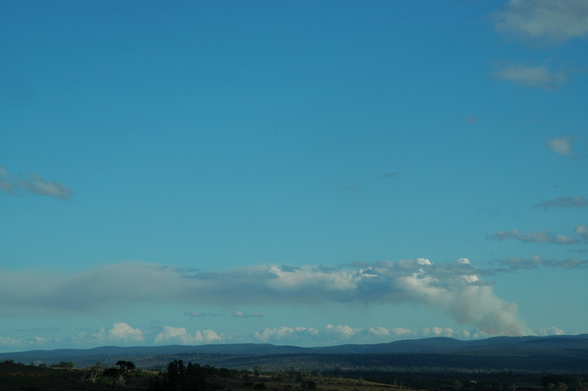 cumulus pyrocumulus : Coles Bay, TAS   20 April 2007