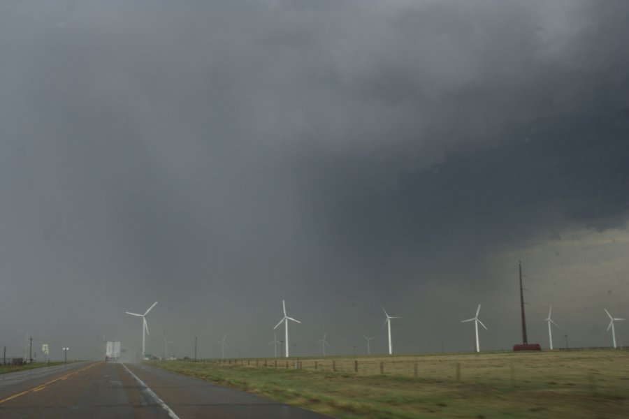 cumulonimbus supercell_thunderstorm : N of Springfield, Colorado, USA   21 April 2007