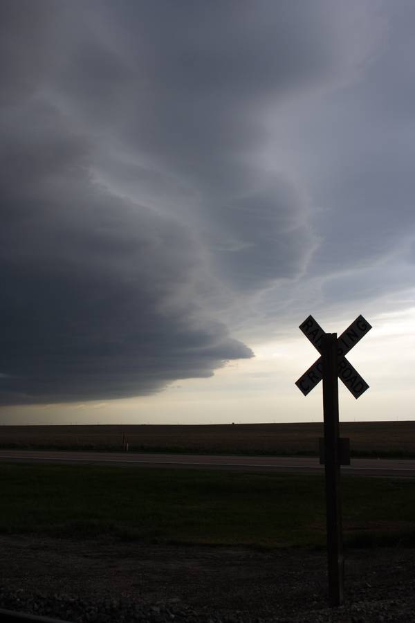 shelfcloud shelf_cloud : S of Bridgeport, Nebraska, USA   21 May 2007