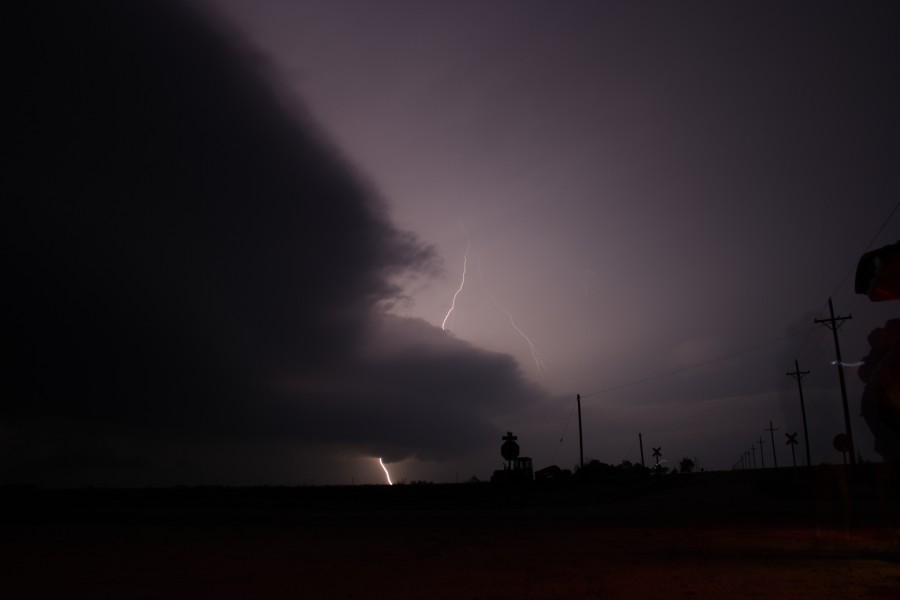 shelfcloud shelf_cloud : W of Russell, Kansas, USA   22 May 2007