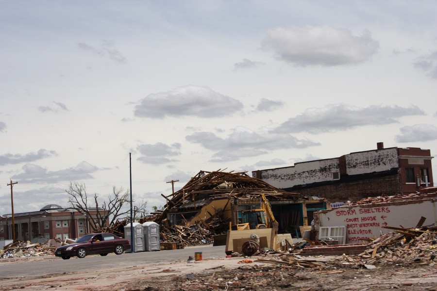 disasters storm_damage : Greensburg, Kansas, USA   25 May 2007