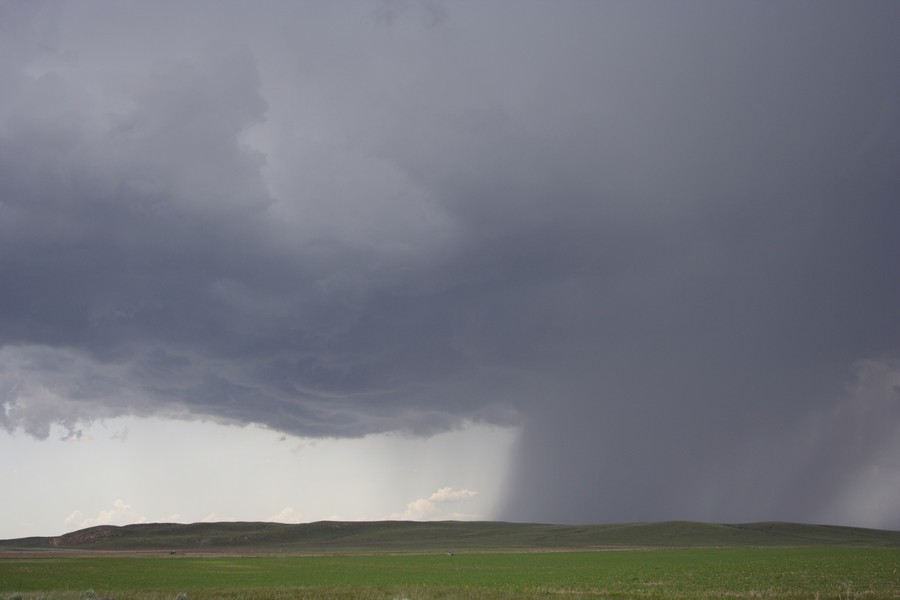 cumulonimbus thunderstorm_base : S of Holyoke, Colorado, USA   27 May 2007