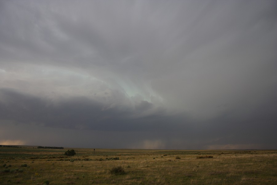 cumulonimbus supercell_thunderstorm : ESE of Campo, Colorado, USA   31 May 2007