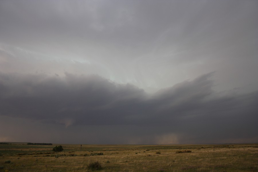 cumulonimbus thunderstorm_base : ESE of Campo, Colorado, USA   31 May 2007