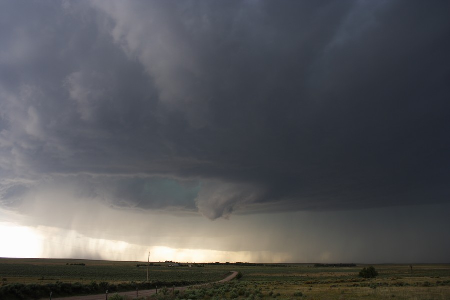 cumulonimbus supercell_thunderstorm : ESE of Campo, Colorado, USA   31 May 2007