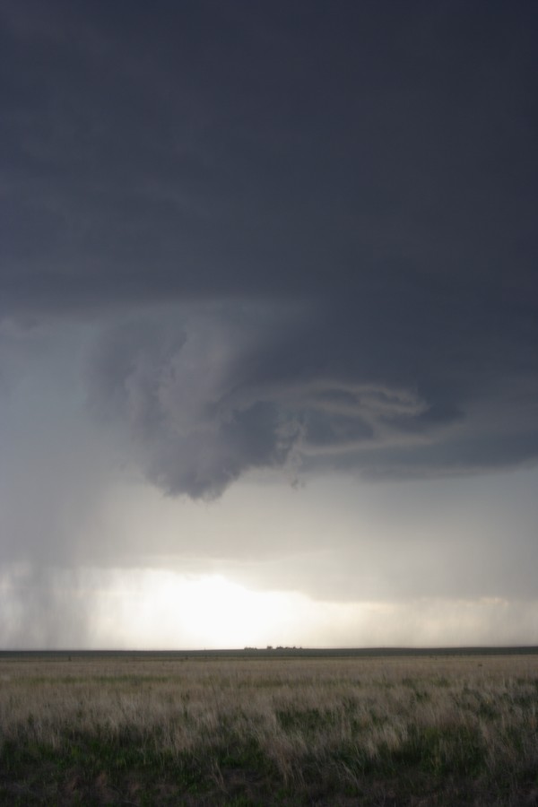 cumulonimbus supercell_thunderstorm : ESE of Campo, Colorado, USA   31 May 2007