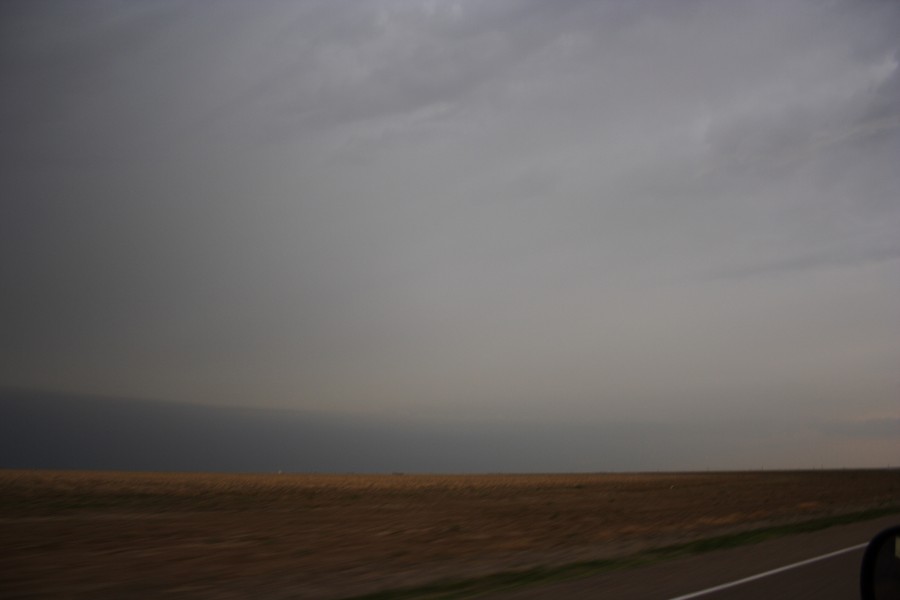 cumulonimbus supercell_thunderstorm : E of Keyes, Oklahoma, USA   31 May 2007