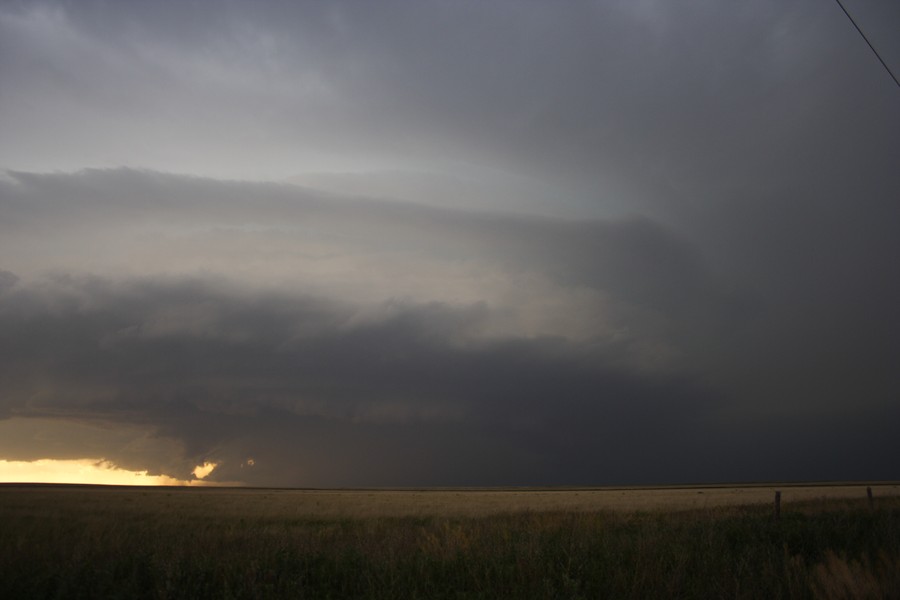 shelfcloud shelf_cloud : E of Keyes, Oklahoma, USA   31 May 2007