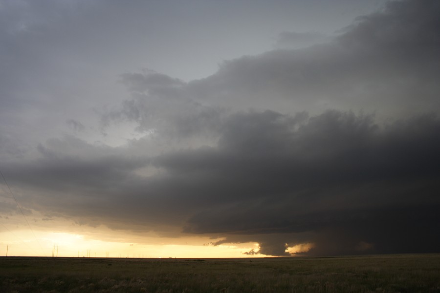 shelfcloud shelf_cloud : E of Keyes, Oklahoma, USA   31 May 2007