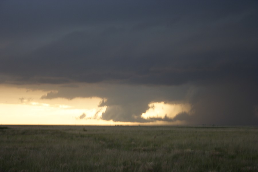 shelfcloud shelf_cloud : E of Keyes, Oklahoma, USA   31 May 2007