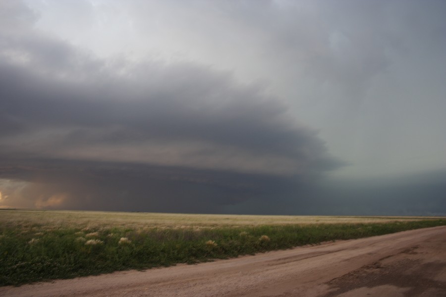 shelfcloud shelf_cloud : E of Keyes, Oklahoma, USA   31 May 2007