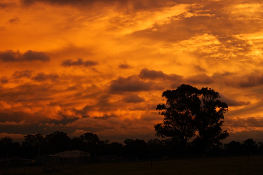 sunset sunset_pictures : Schofields, NSW   15 June 2007