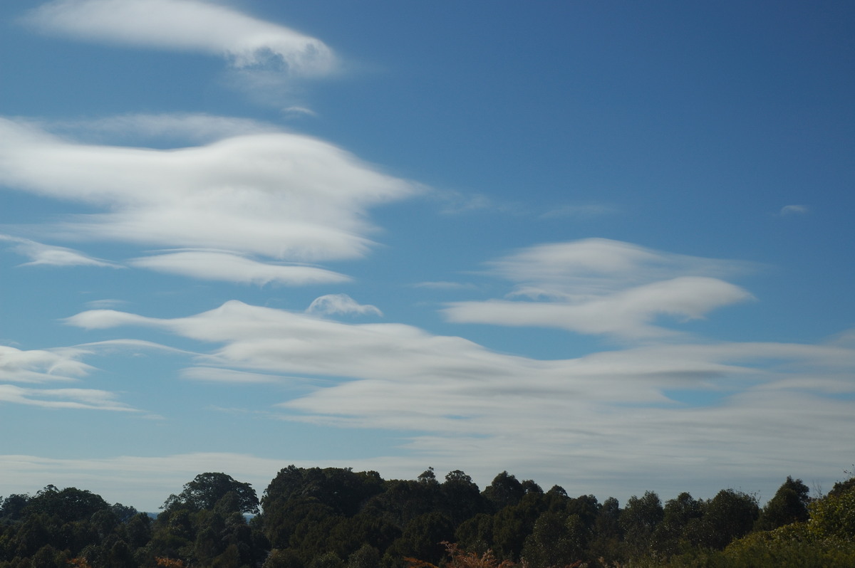 stratocumulus lenticularis : McLeans Ridges, NSW   20 July 2007