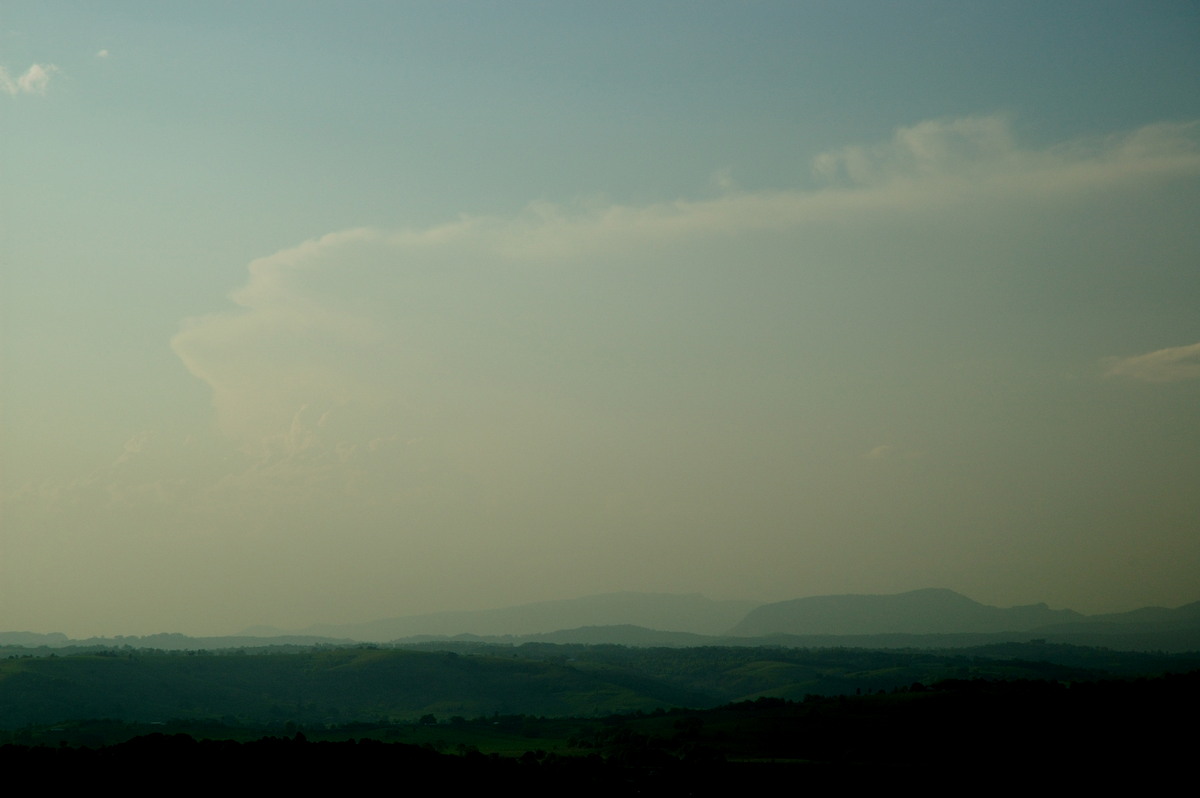 thunderstorm cumulonimbus_incus : McLeans Ridges, NSW   27 September 2007