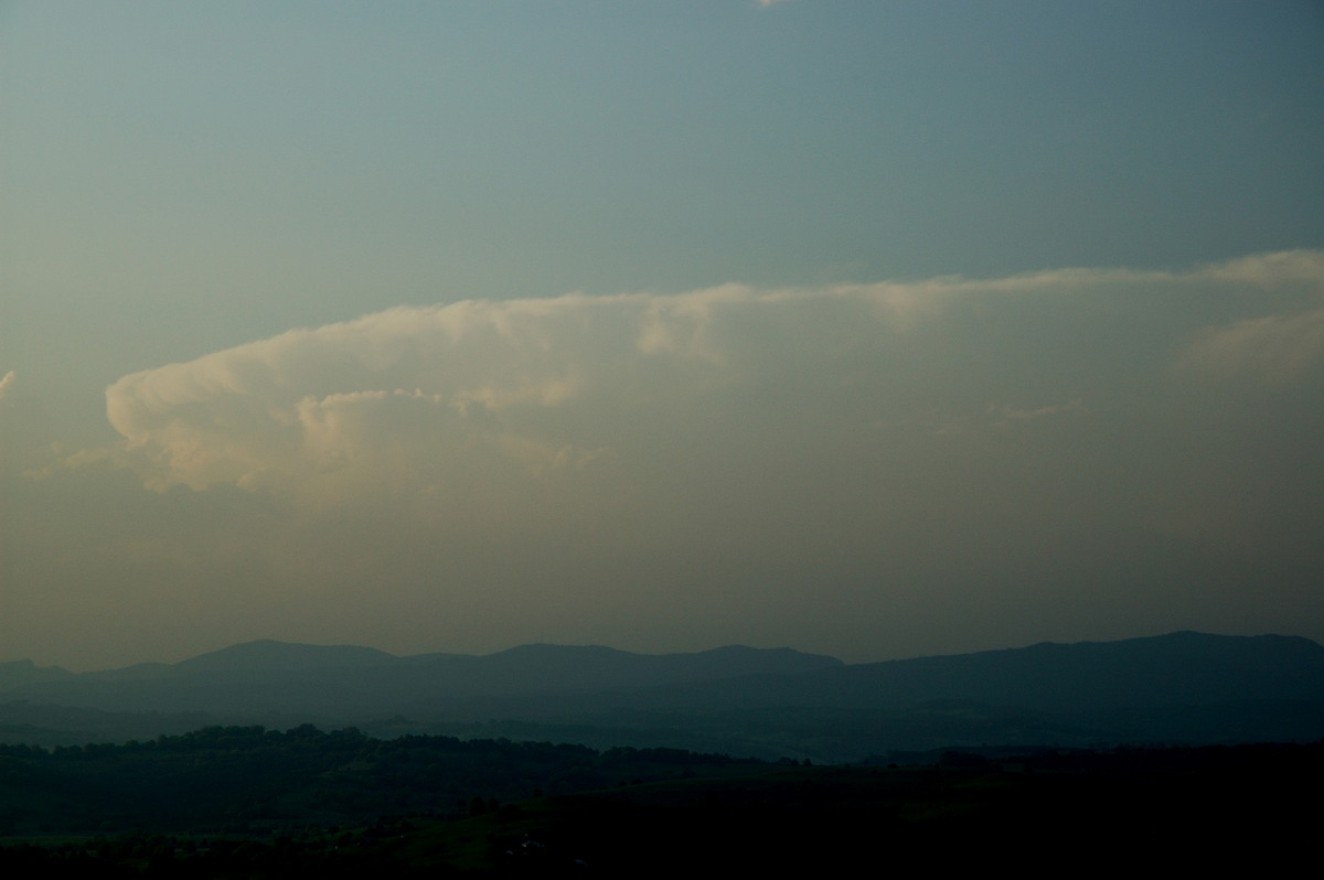 thunderstorm cumulonimbus_incus : McLeans Ridges, NSW   27 September 2007