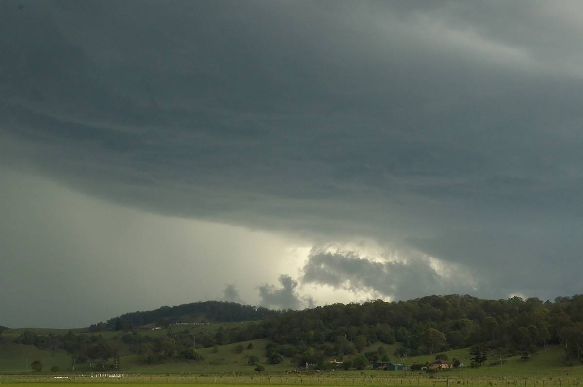 cumulonimbus supercell_thunderstorm : South Lismore, NSW   9 October 2007