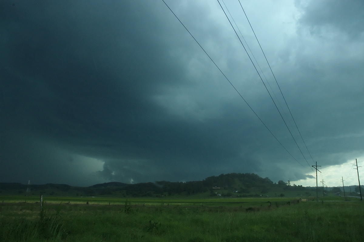 cumulonimbus supercell_thunderstorm : South Lismore, NSW   9 October 2007