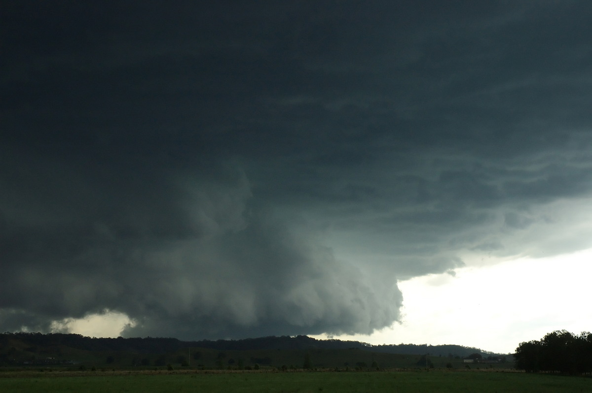 cumulonimbus supercell_thunderstorm : South Lismore, NSW   9 October 2007