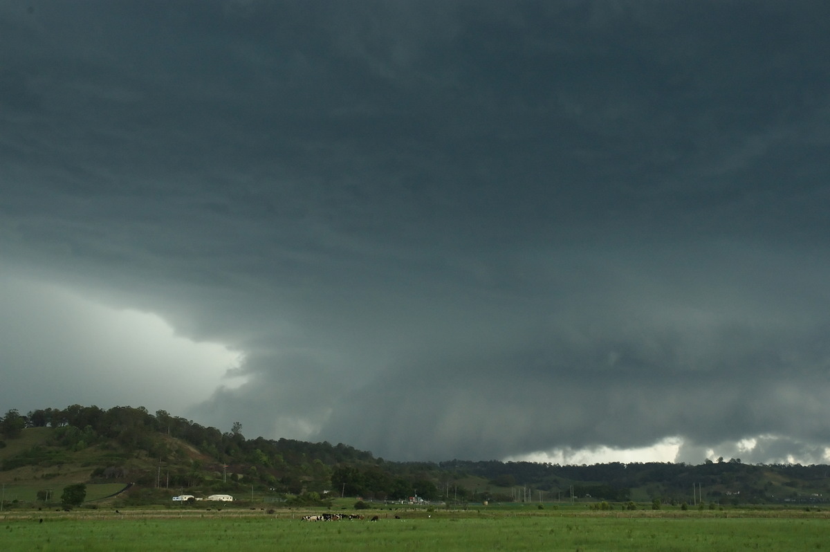 cumulonimbus supercell_thunderstorm : South Lismore, NSW   9 October 2007