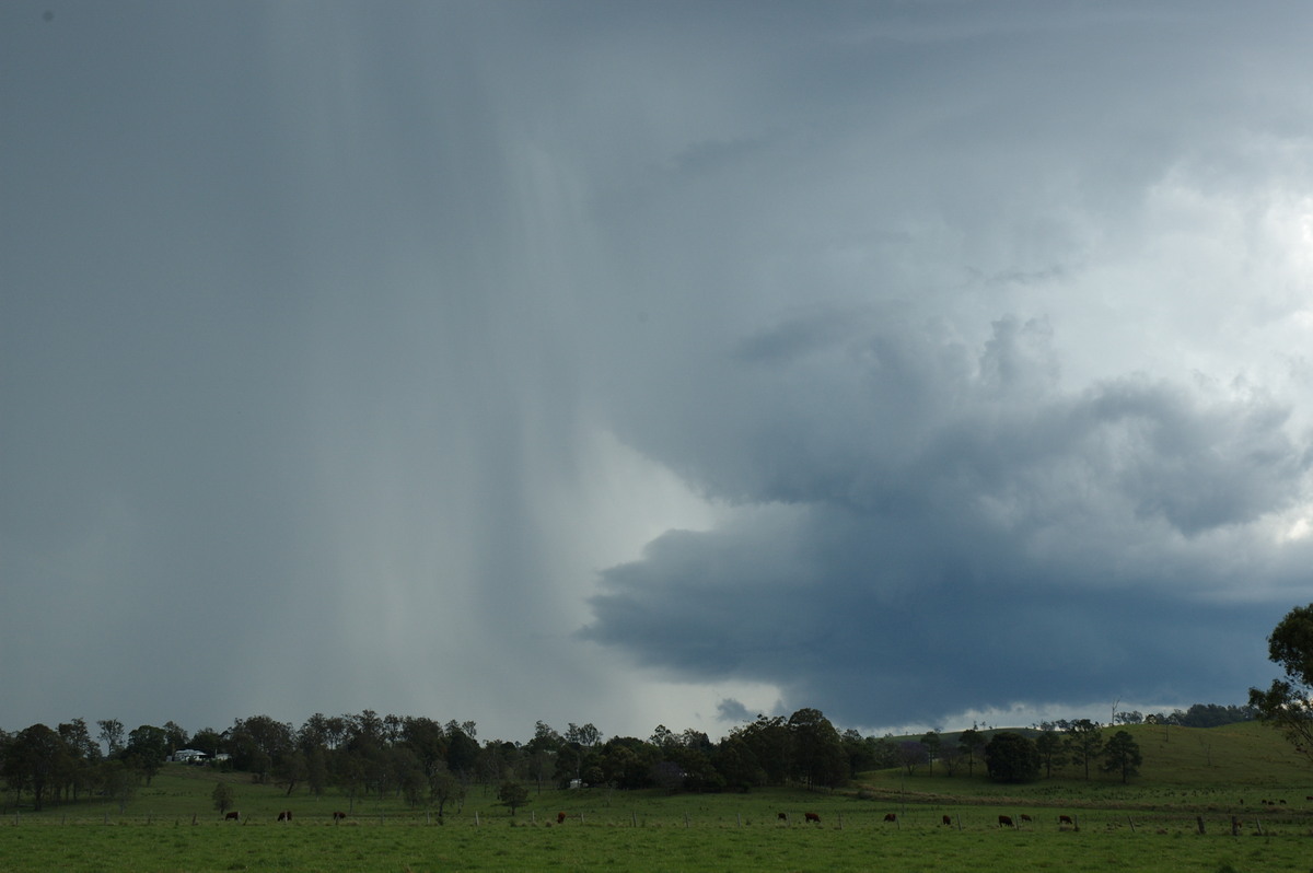 cumulonimbus supercell_thunderstorm : NW of Casino, NSW   11 October 2007