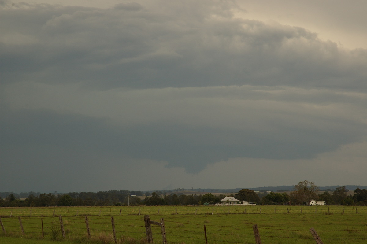cumulonimbus thunderstorm_base : N of Casino, NSW   28 October 2007