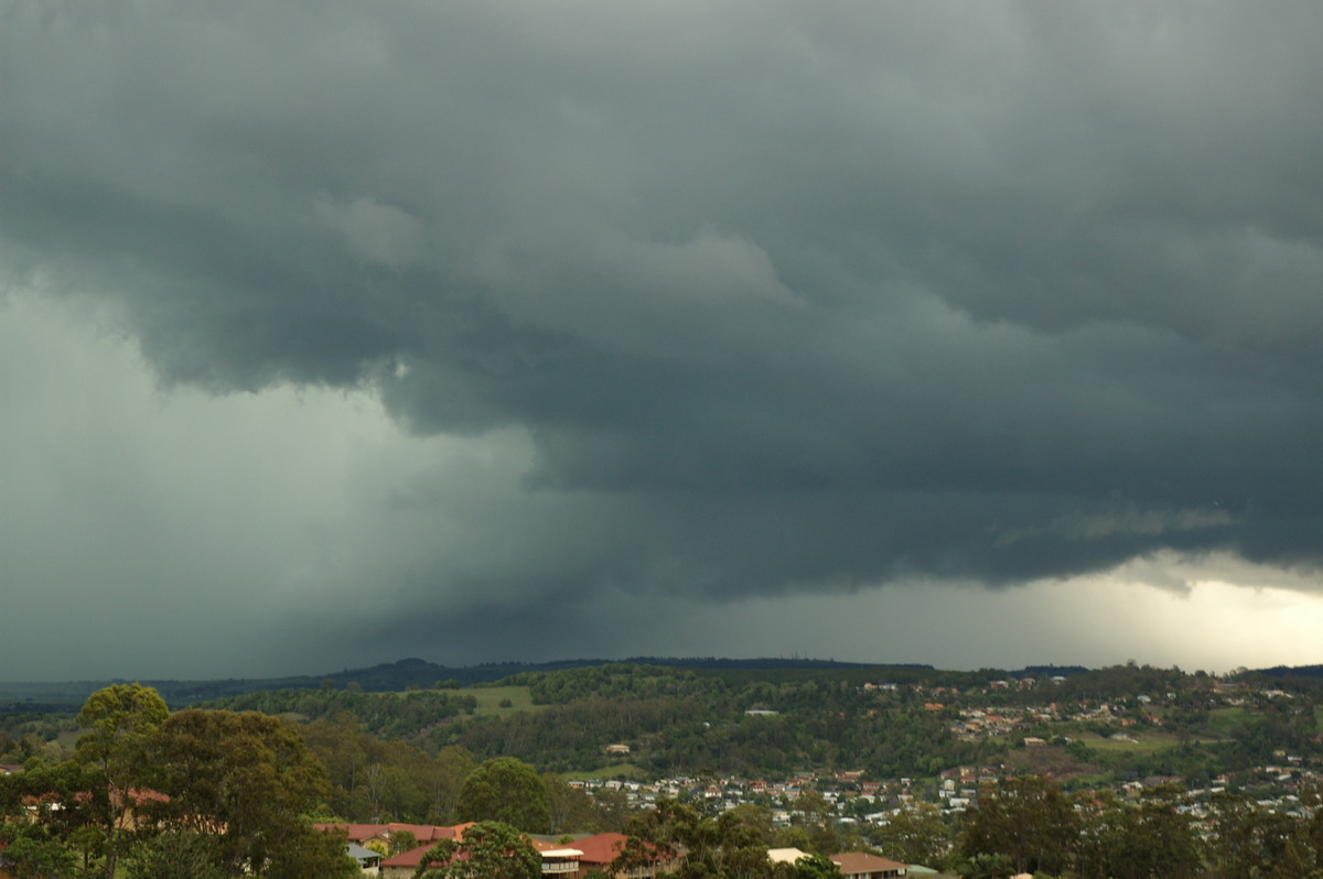 cumulonimbus thunderstorm_base : Lismore, NSW   29 October 2007