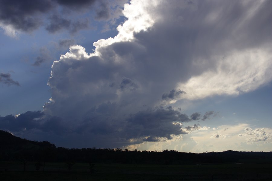 thunderstorm cumulonimbus_incus : near Kyogle, NSW   30 October 2007