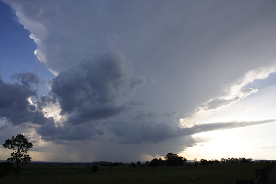 cumulonimbus thunderstorm_base : near Kyogle, NSW   30 October 2007