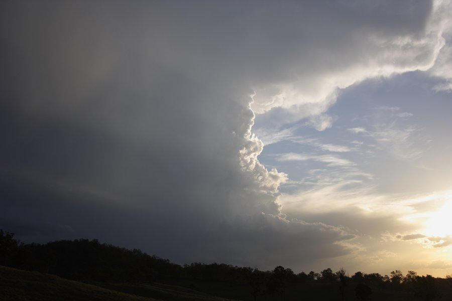 cumulonimbus thunderstorm_base : near Kyogle, NSW   30 October 2007