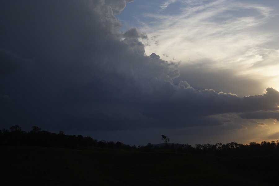 cumulonimbus thunderstorm_base : near Kyogle, NSW   30 October 2007