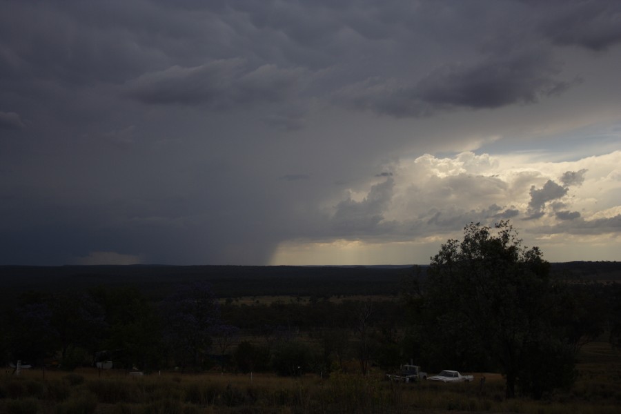 thunderstorm cumulonimbus_incus : near Warialda, NSW   31 October 2007