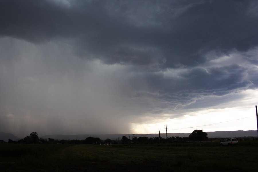 raincascade precipitation_cascade : Agnes Banks, NSW   14 November 2007