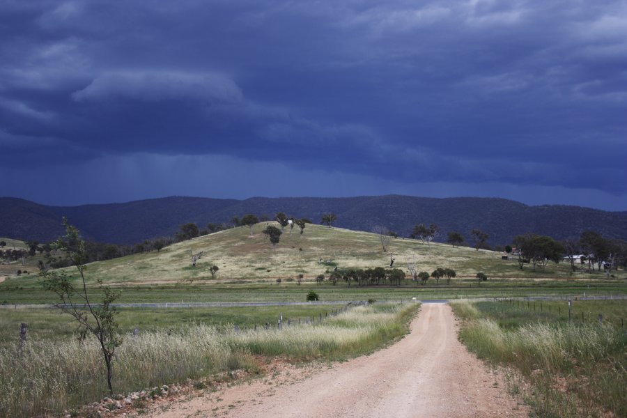 cumulonimbus thunderstorm_base : near Bredbo, NSW   18 November 2007