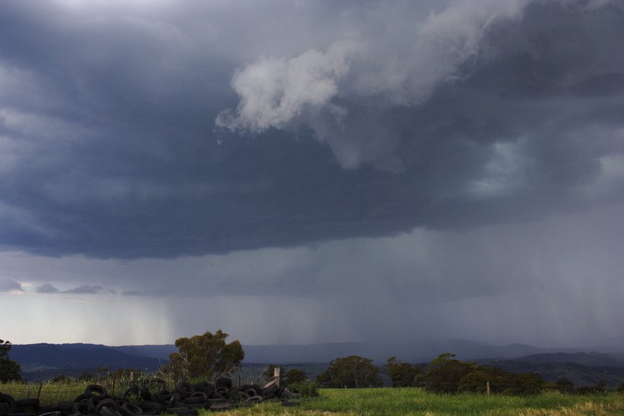 cumulonimbus thunderstorm_base : near Hampton, NSW   19 November 2007