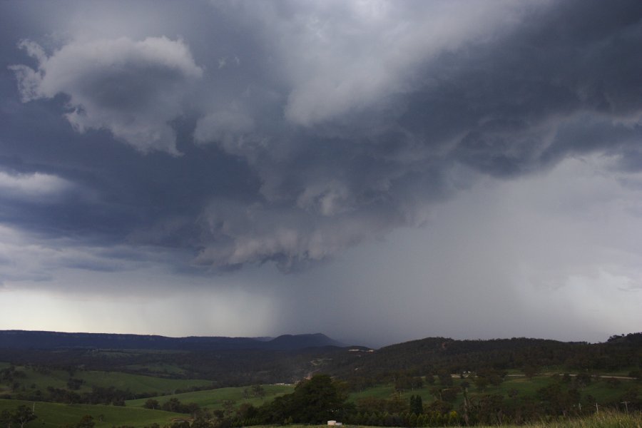 cumulonimbus thunderstorm_base : near Hartley, NSW   19 November 2007