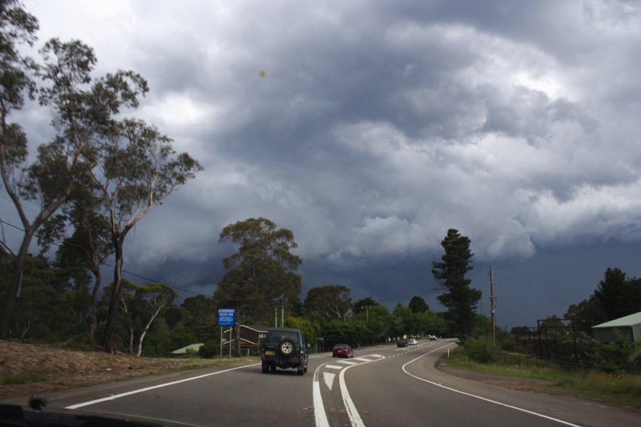 cumulonimbus thunderstorm_base : near Blackheath, NSW   21 November 2007