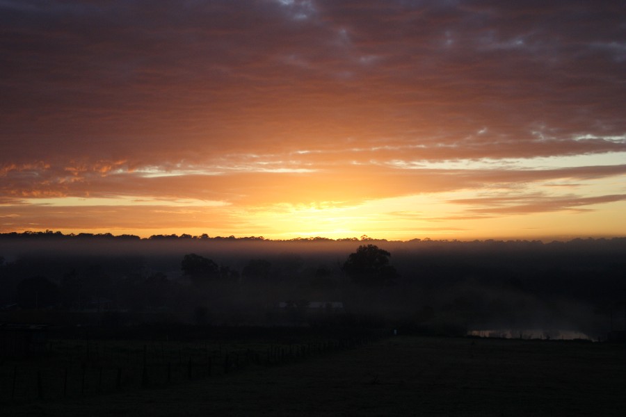 sunrise sunrise_pictures : Schofields, NSW   6 July 2008