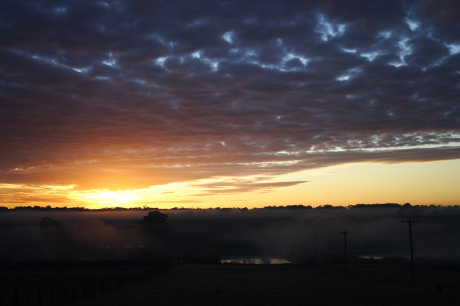 altocumulus altocumulus_cloud : Schofields, NSW   6 July 2008