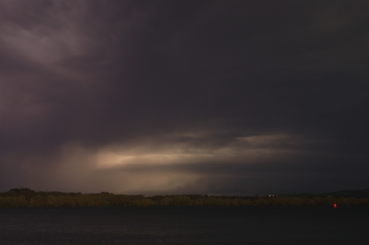 cumulonimbus thunderstorm_base : Ballina, NSW   12 September 2008