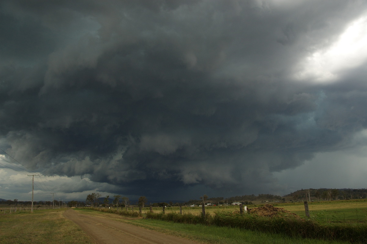 cumulonimbus thunderstorm_base : Beaudesert, QLD   16 November 2008