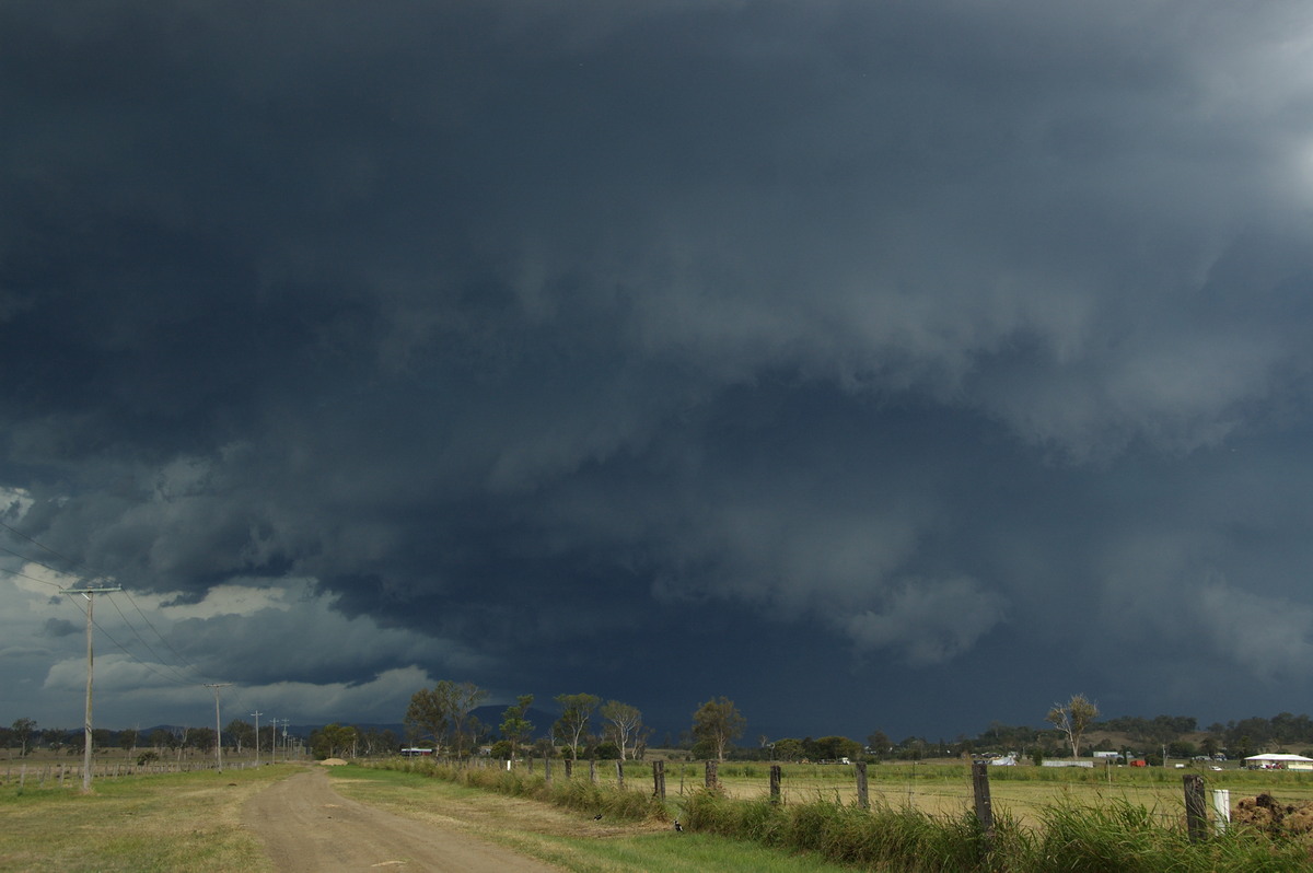 cumulonimbus thunderstorm_base : Beaudesert, QLD   16 November 2008