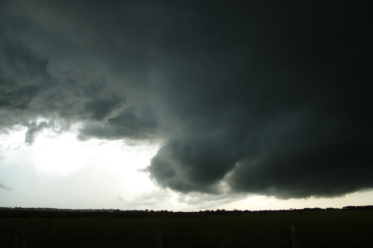 cumulonimbus thunderstorm_base : N of Casino, NSW   24 December 2008