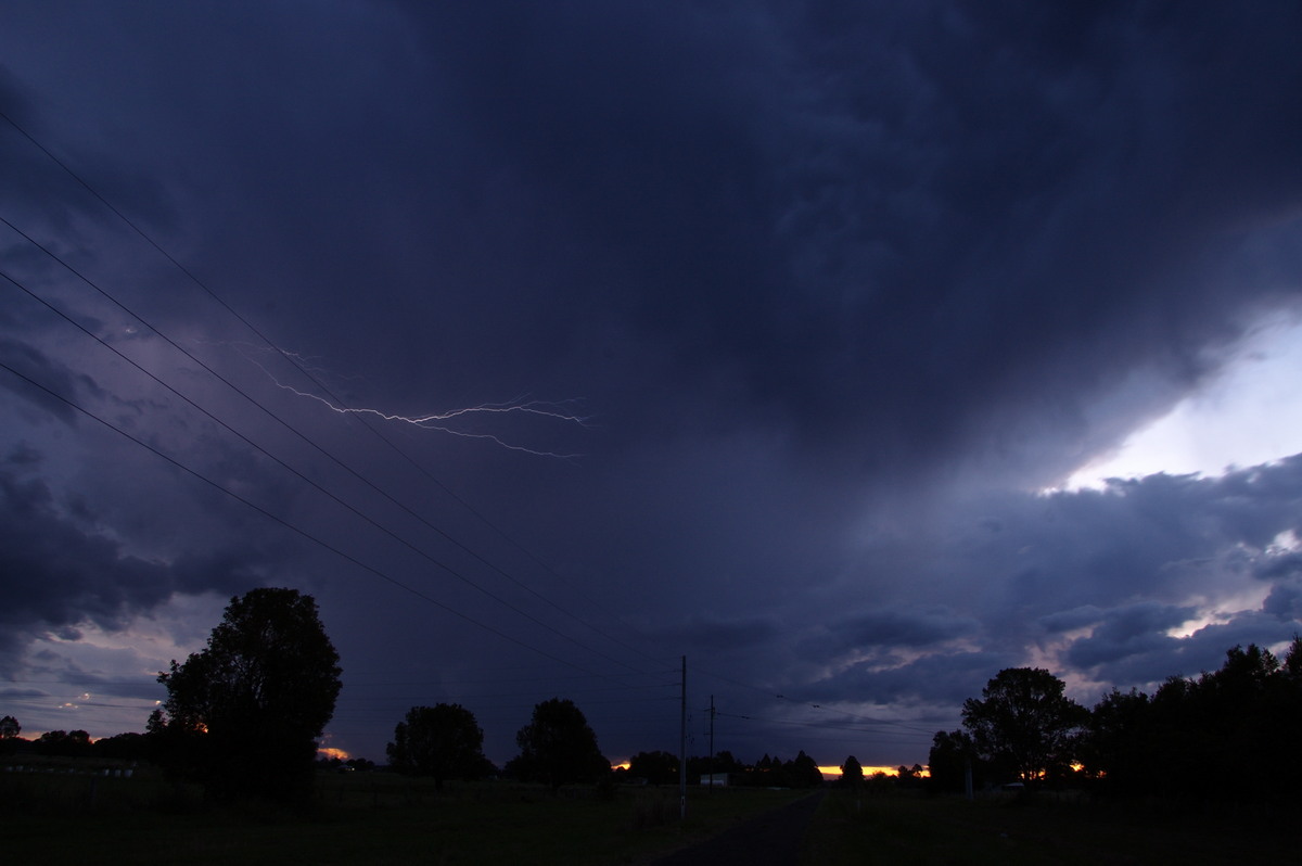 anvil thunderstorm_anvils : Junction Hill, NSW   15 March 2009